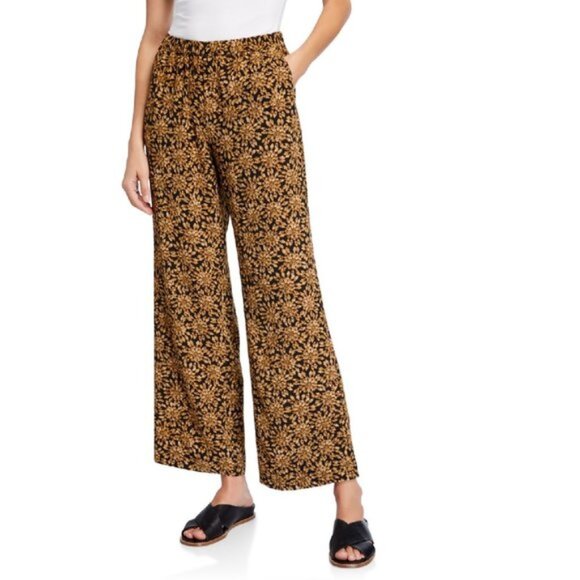 Michael Kors Printed Wide Leg Pajama Pants - Picture 1 of 8